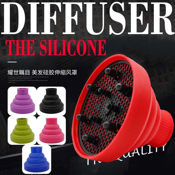 

100% brand new fashion hairdryer diffuser cover foldable hair dryer hood blower hairdressing salon curly styling hair care