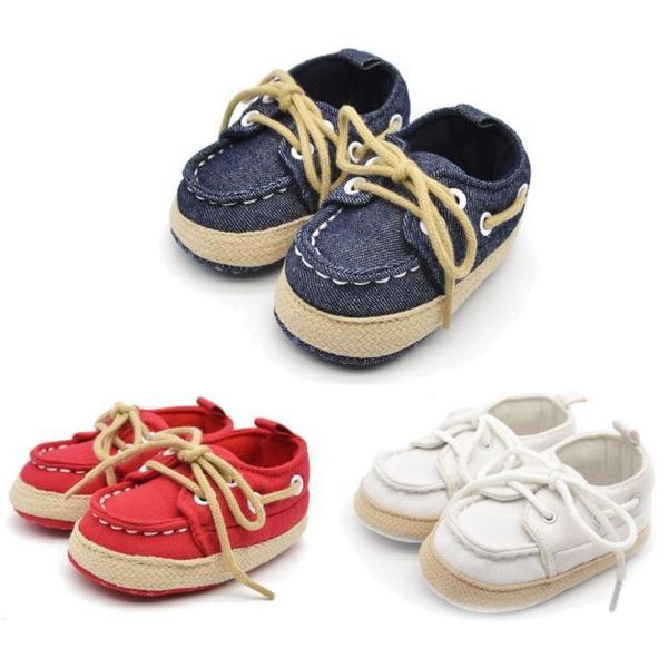 

first walkers baby shoes toddler born girl boy denim soft sole infant prewalker sneaker 2021 bandage 0-18m