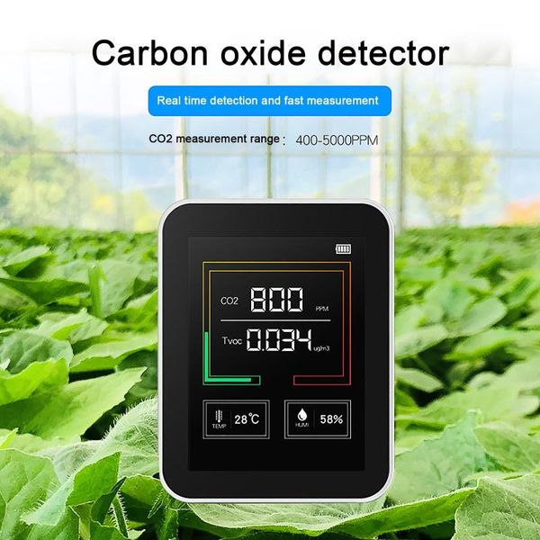 

air pollution detector carbon dioxide detection odor gas hazardous substance detection air quality analysis detector black#30
