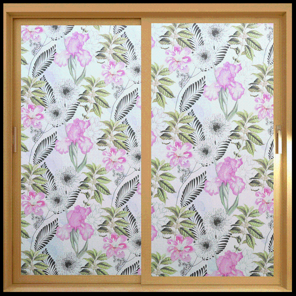 

window stickers removeable glue-electrostatic glass sticker frosted bathroom toilet opaque household repeatable film