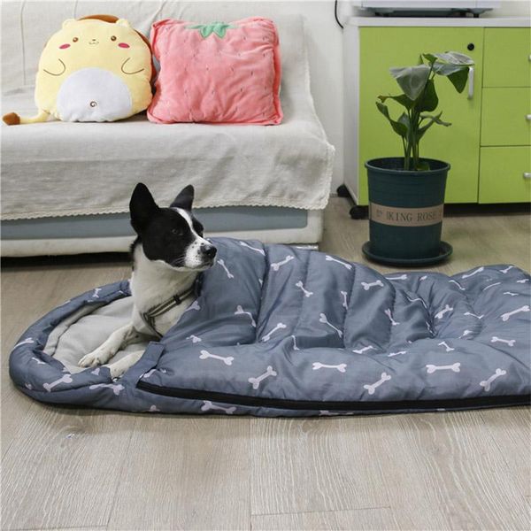 

kennels & pens waterproof and wear-resistant cat dog supplies sleeping bag portable foldable soft mat pet bed kennel 45.2 x 29 inches