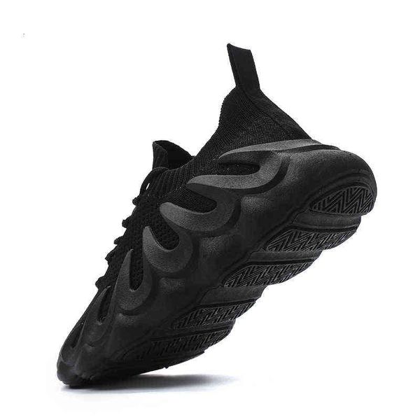 

ocs 2021 autumn volcanic stone coconut shoes flying weaving set foot men's sports casual