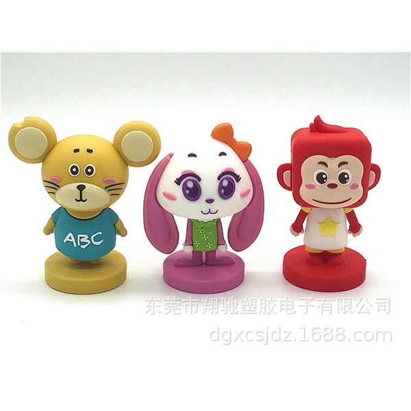 

ip blind box pvc glue dropping cartoon ornaments soft 3d three-dimensional silicone doll plastic hand