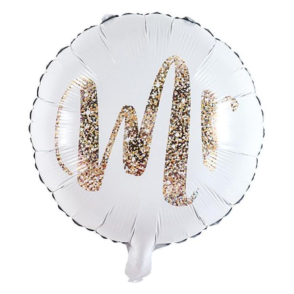 

party decoration 1pcs 18 inch mr mrs love heart-shaped balloons anniversary wedding aluminum foil men's and women's