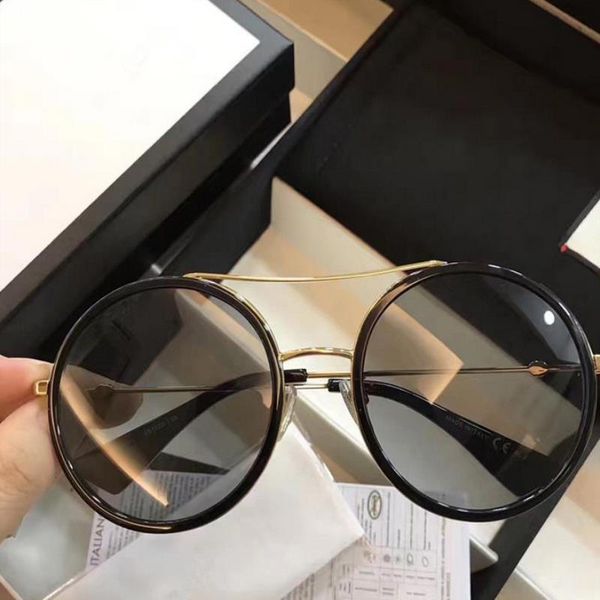 

come round sunglasses fashion women glasses sunglasses g0061 uv 0061 frame full mixed frame color fashion protection lens for with box rlqp, White;black