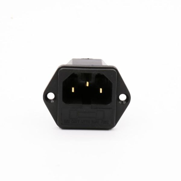 

smart power plugs 1pcs hifi gold plated ac iec socket audio grade