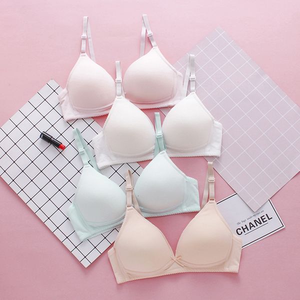 

subjects teenagers cato teenage girl training sports bra adolescent lingerie wireless underwear for girls, Red;black