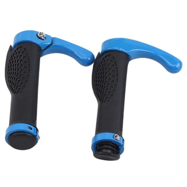 

bike handlebars &components 1 pair mountain road cycling handlebar mtb cover grips smooth soft rubber anti-slip handle grip lock bar end