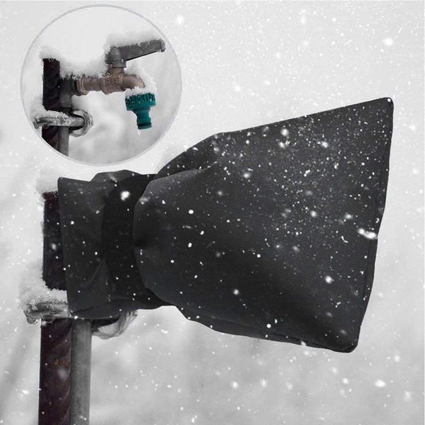 

kitchen faucets 1pc reusable thermal waterproof outside water tap cover bag anti-icing shell imitation silk floss material