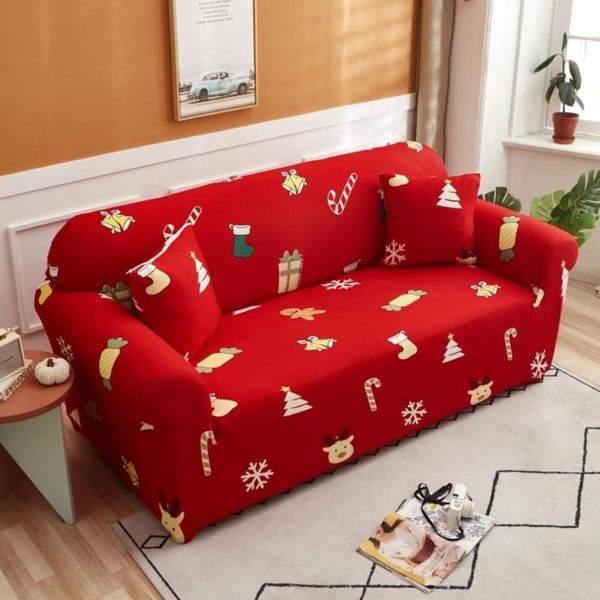 

chair covers 1 set useful stretch couch cover christmas decoration cushion polyester wear resistant