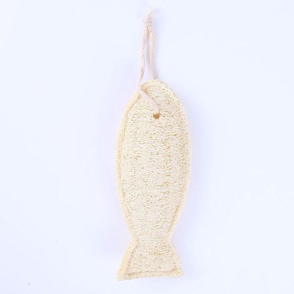 

cleaning cloths natural loofah dish washing brush fish shape bowl pan scrub nonstick oil cloth pet products bite kitchen tools