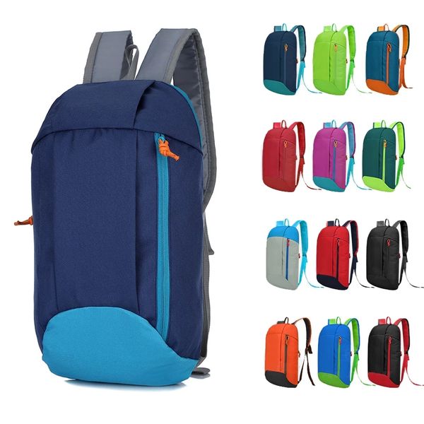 10l ultralight homens mulheres esportes viagem mochila caminhadas camping mochila menina menino crianças À prova d 'água escalada pequeno saco pequeno