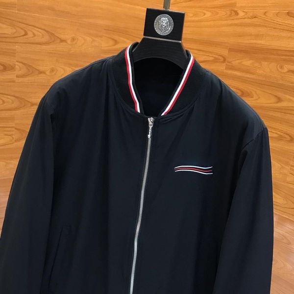 

mens designer jackets high street wheat print paris embroidered coat winter autumn long sleeve, Black;brown