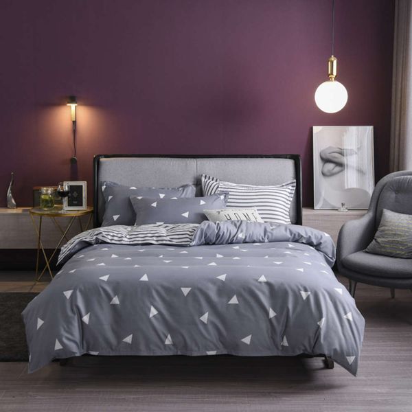 

four piece aloe cotton imitation student dormitory three sheet quilt cover