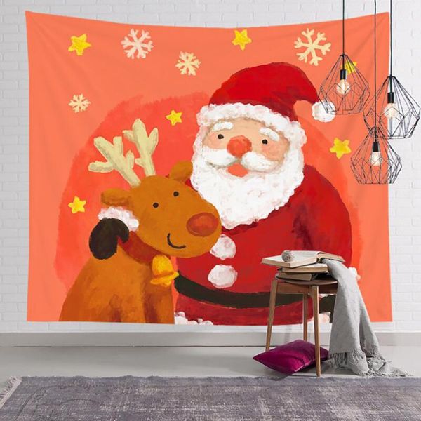 

christmas decorations ornaments home modern decoration wall hanging cloth tapestry bedroom background personalized