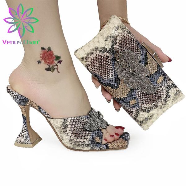 

dress shoes 2022 classics style nigerian women and bag to match in golden color italian design matching bags, Black