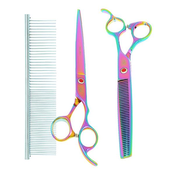 

hair scissors meisha 8 inch animals shears dog cutting thinning professional pets grooming curved haircut tesouras b0051a