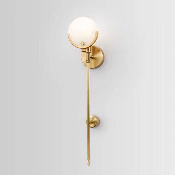 

wall lamp home indoor sconce nordic marble led light living dining room bedroom decoration post modern lighting fixture bedside
