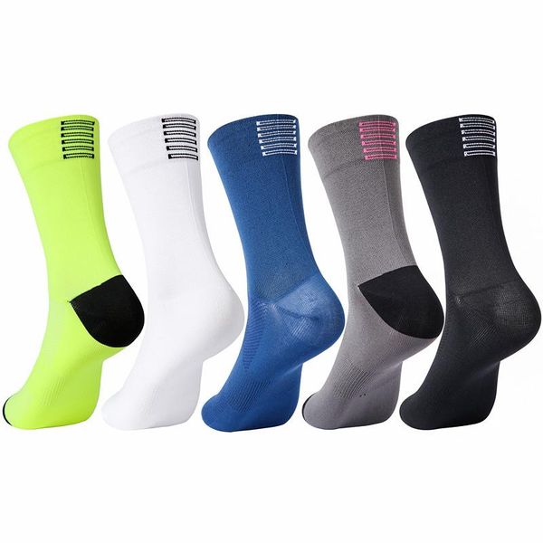 

sports socks 2021 bmambas professional brand sport breathable road bicycle outdoor racing cycling, Black