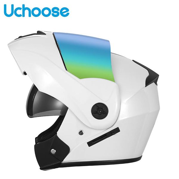 

motorcycle helmets 2021 flip up helmet motorbike modular dual lens visors for adults full face safe motocross helm
