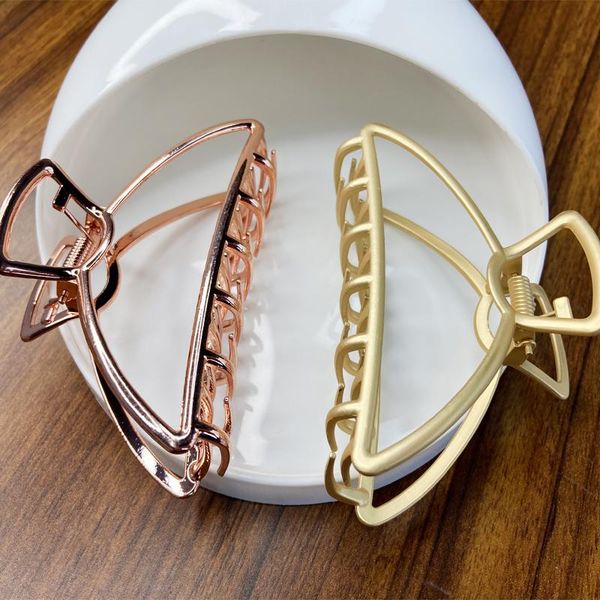 

hair clips & barrettes fashion hairpins large women accessories exquisite daily life head adornment metal qe006, Golden;silver