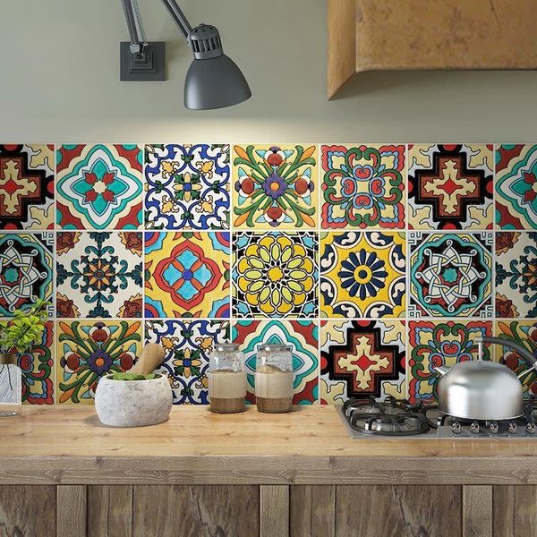 

wallpapers kitchen wallpaper wall membrane waterproof self-adhesive floor sticker paper bathroom home decoration