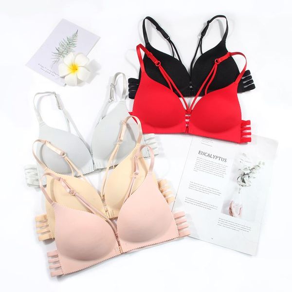 

new lace bra women underwear bralette push up lingerie cotton strapless bras plus size bras for women brallete b0160, Red;black