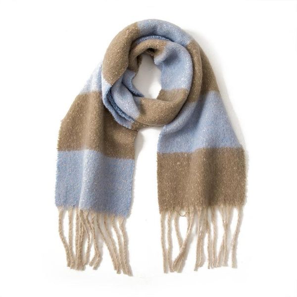 

scarves winter scarf tessel soft warm pashmina female shawl wraps bufanda borla echarpe hiver cicartiz invierno mujer cachecol, Blue;gray