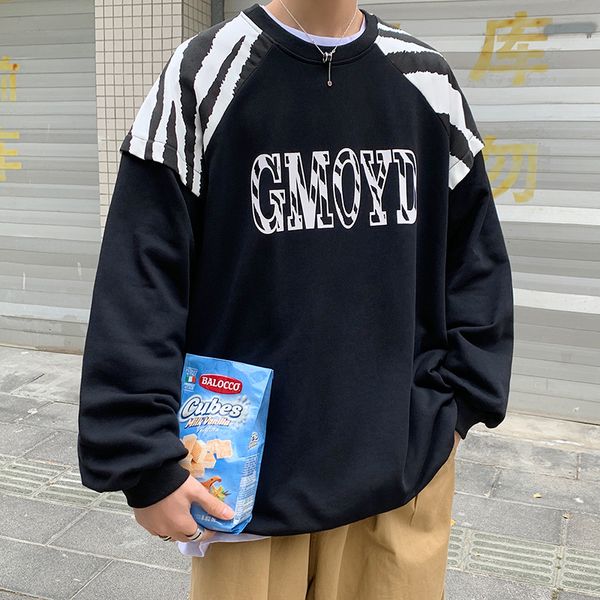 

fall spring 2021 black male hoodies hip hop punk pullover streetwear casual fashion clothes oversize 5xl bkdl