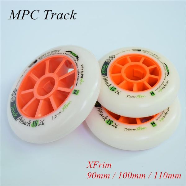 

track attack ts xfirm 110mm 100mm 90mm inline speed skates wheel using 608 bearing for powerslide for mpc sts 8pcs/lot