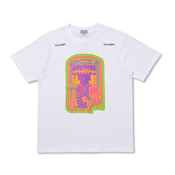 

2021 new 20ss c.e men women suower wave tees kanye west hip hop t-shirt xxxtentacion cmv6, White
