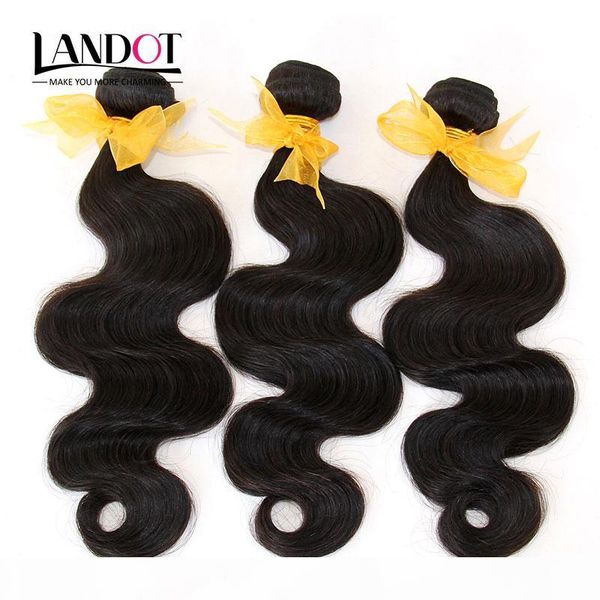 

malaysian human hair weaves bundles 100% unprocessed 8a malaysian body wave hair 3 pcs lot malaysian hair extensions natural color dyeable, Black
