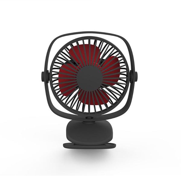 

electric fans usb rechargeable mini fan air cooler clip desk dual use home student dormitory bedside portable desktop