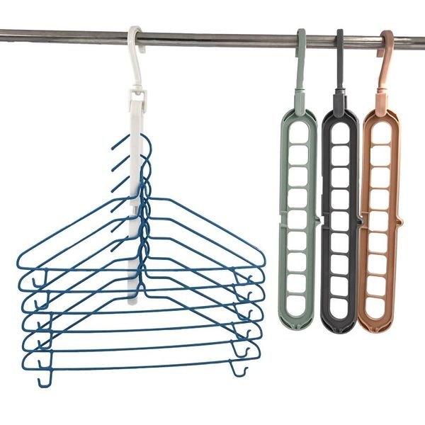 

hangers & racks multi-port support circle clothes hanger drying rack multifunction space saving magic