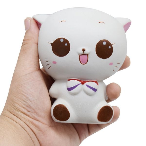 

nette squishy weiÃ katze langsam rising squeeze healing spaÃ kinder kawaii kinder erwachsene spielzeug stressabbau decor wholesale