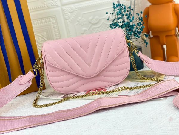 

designer luxury handbags purses multi pochette new wave bag women brand bag three-piece suit waist pack real leather shoulder bags