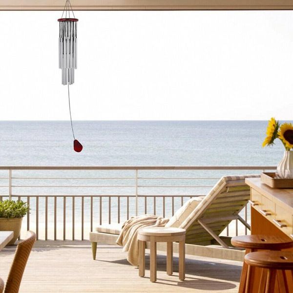 

decorative objects & figurines wind chimes outdoor large deep tone hanging ornament garden home mobiles windchime hr