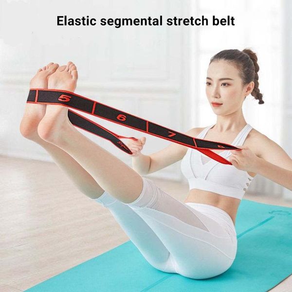 

resistance bands yoga pull strap belt latex elastic stretching fitness gymnastics training pilates home gym equipment