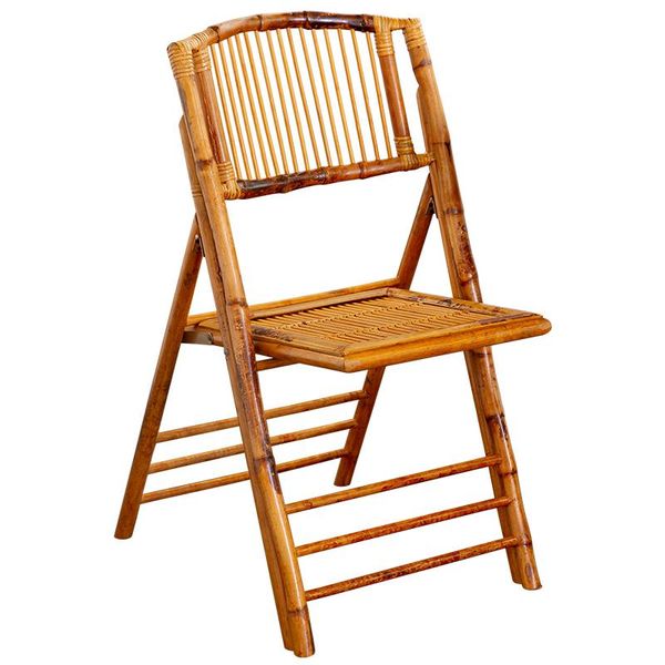 

camp furniture american retro folding beach chairs backrest outdoor leisure cafe balcony wedding rattan dining chair