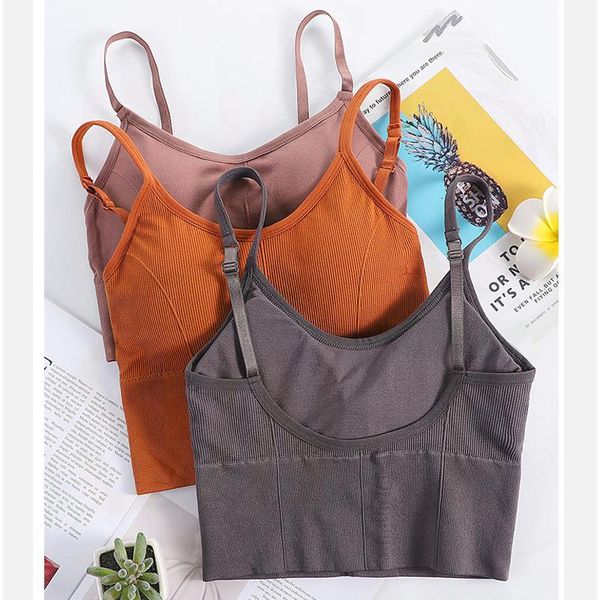 

yoga outfit running shockproof crop longline sports bra breathable workout gym female brassiere underwear