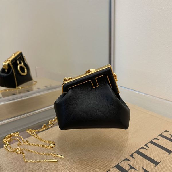 

fend women handbags luxurys designer bags 2021 first series bag metal wrapped dinner handbag single shoulder messenger bb