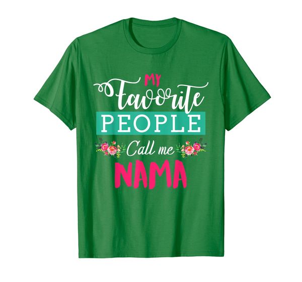 

my favorite people call me nama grandma mothers day gift, White;black