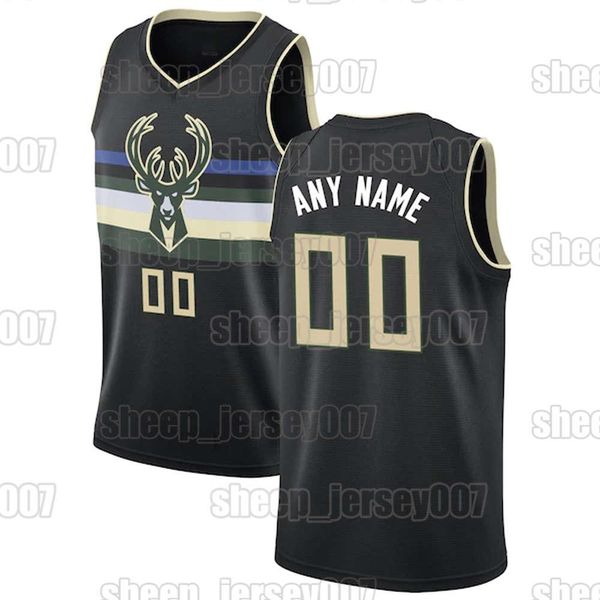 

custom giannis 34 antetokounmpo basketball khris 22 middleton jrue 21 holiday jerseys donte 0 divincenzo jerseys brook 11 lopez basketball, Black;red