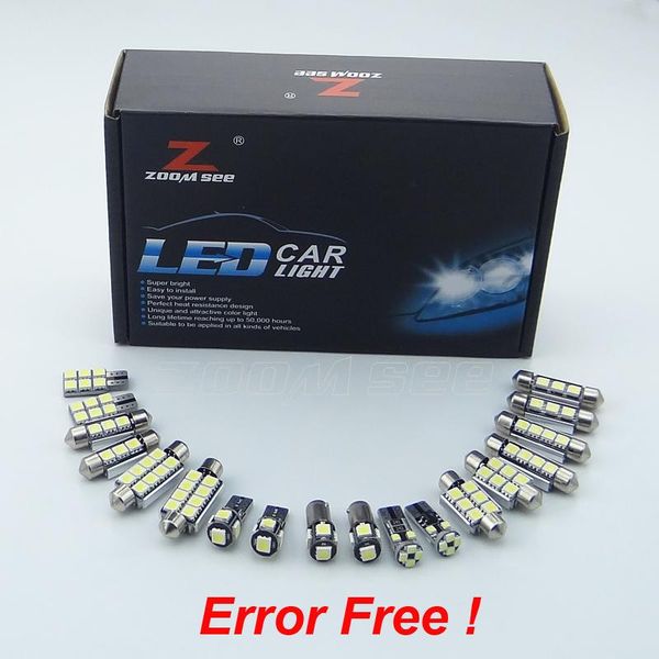 

emergency lights 17pc x 100% canbus error car led bulbs interior reading dome light kit for talisman (2012-2021)