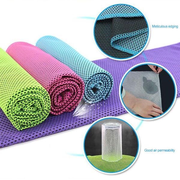 

towel sport cooling microfiber instant cool ice face towels for gym swimming yoga running 30x90cm quick-dry sweat