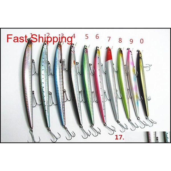 

sea lure slender shape lure minnow bait fishing lure plastic hard bait casting spinner bait fishing tackle china ho krw hjfeeling