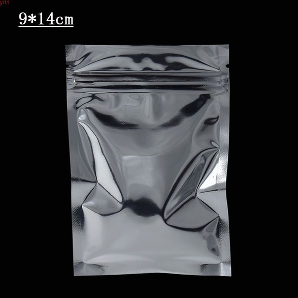 Blocco zip Mylar Package Bags Secchi Cibi per il caffè Tè Caffè Odore Proof Foglio di alluminio Packaging Borsa Piano Appartamento Self Seal Borsa con cerniera 100pcs / Lothigh Quatity