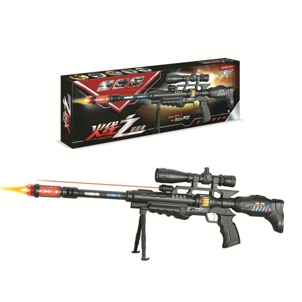 

new sound light electric gun children vibration eat chicken simulation ak m4 boy toy gift