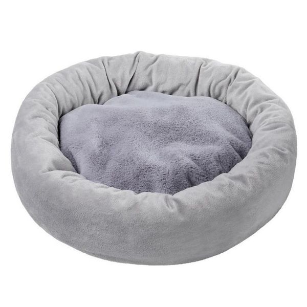 

solid color pet nest for kittens and puppies, plush pet sleeping mat with high-capacity for spring and autumn
