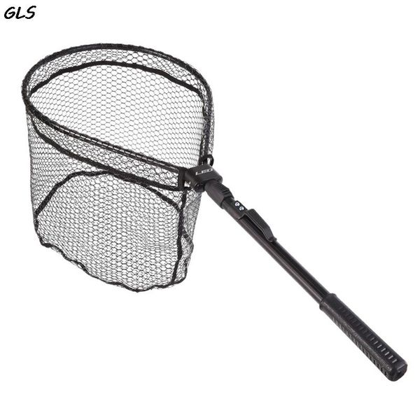 

fishing accessories 81cm folding net portable retractable aluminum alloy tackle tool